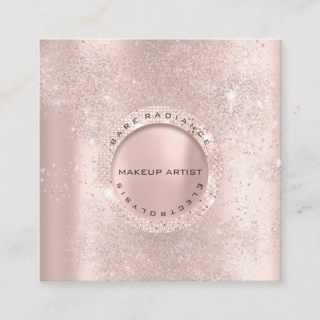 Uppsägningskort Electrolysis Ro Glitter Lux (Framsida)