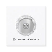 Uppsägningskort Ro Vit Logotyp Social-kvadrat med