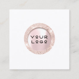 Uppsägningskort Waxing Ro Eyelash Logotyp White