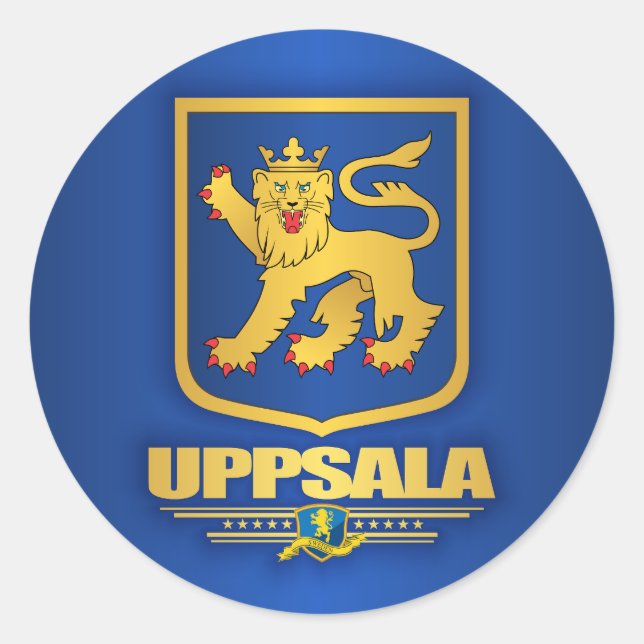Uppsala Runt Klistermärke (Framsida)