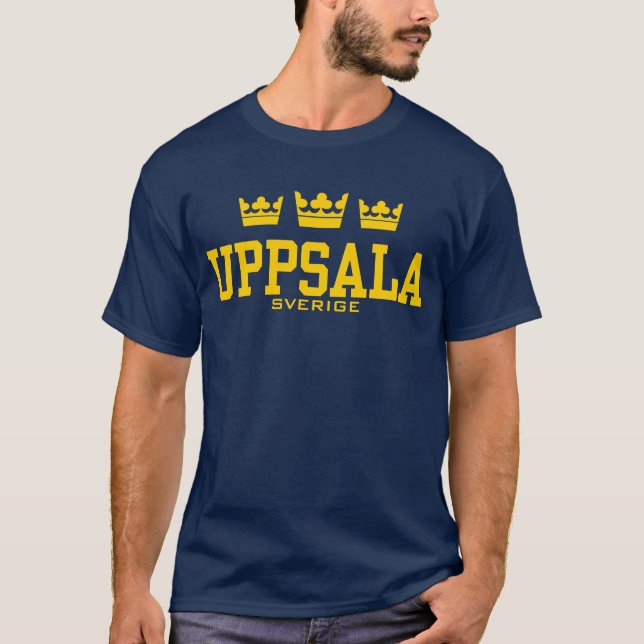 Uppsala Sverige T-shirt (Framsida)