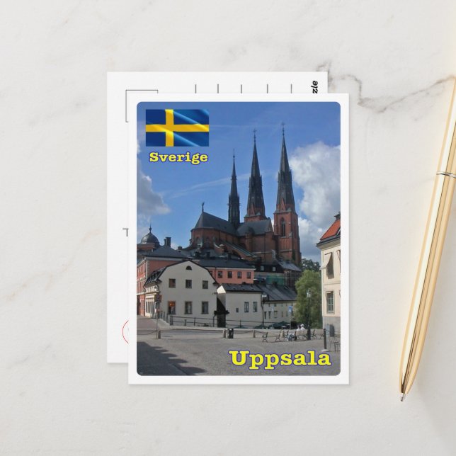 Uppsala - Sverige - Vykort (Fram/Back In Situ)