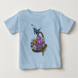 Uppsamlare i vår basket t shirt
