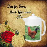 Uppsamlare Rhode island Red Tupp<br><div class="desc">Snygg Rhode island Red Tupp på en porslinsliknande tekanna! Insamlarna kommer att lägga till detta i sin samling i kärlek!</div>