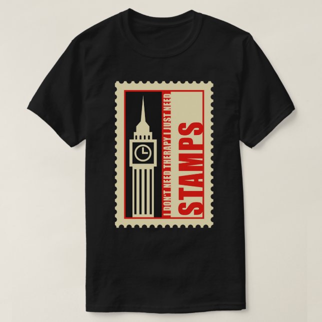 Uppsamling 2 i frimärke t shirt (Design framsida)