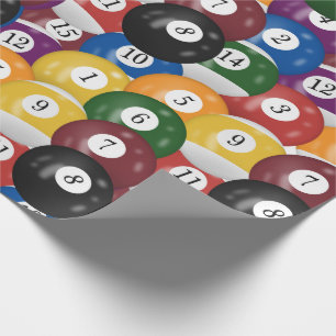 Uppsamling av Billiard Bollar Presentpapper