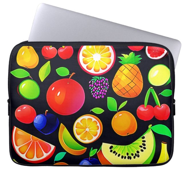 Uppsamling av Bright-frukt Laptop Fodral (Framsidan)