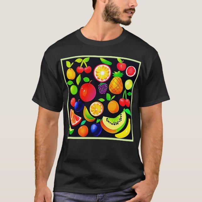 Uppsamling av Bright-frukt T Shirt (Framsida)