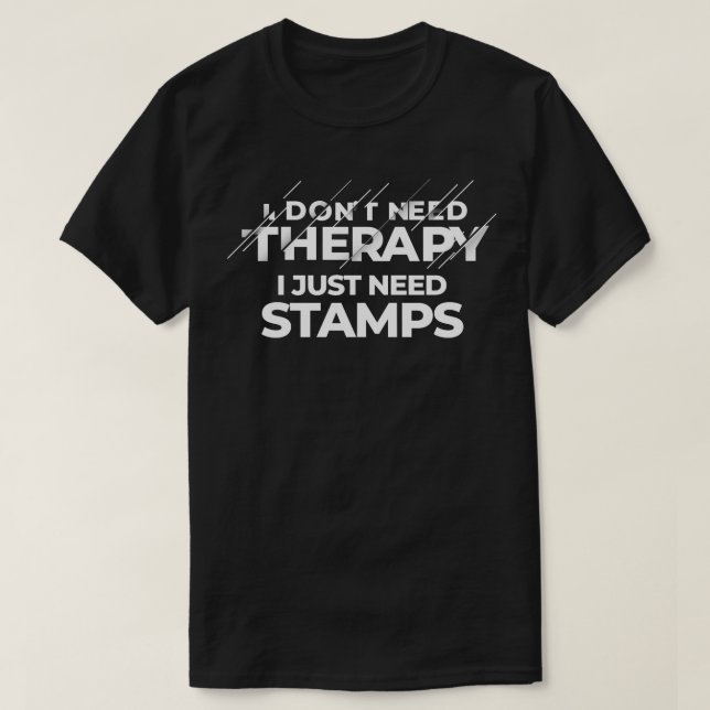 Uppsamling av frimärke 1 t shirt (Design framsida)