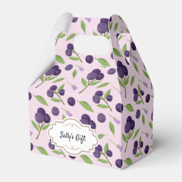 Uppsamling av frukt Basket Mönster - blåbär Presentaskar