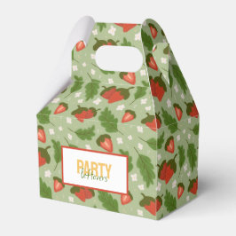 Uppsamling av frukt Basket Mönster - Jordgubbar Presentaskar