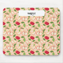 Uppsamling av frukt i Basket Mönster - äpplen