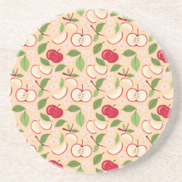 Uppsamling av frukt i Basket Mönster - äpplen Underlägg
