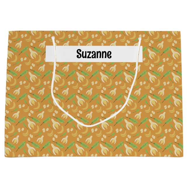 Uppsamling av frukt i Basket Mönster - Banana (Framsidan)