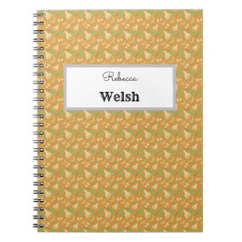 Uppsamling av frukt i Basket Mönster - Banana Anteckningsbok