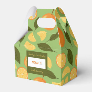 Uppsamling av frukt i Basket Mönster - Orangar Presentaskar