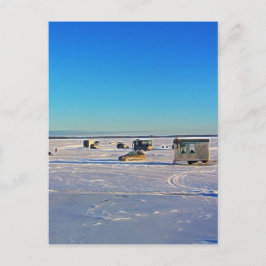 Uppsamling av isfisk vykort