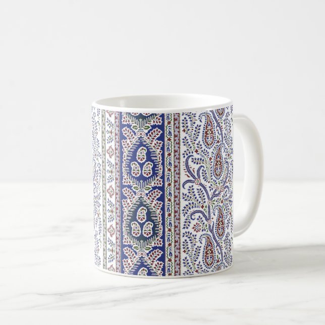 Uppsamling av Paisley Bangalore Kaffemugg (Framsida höger)