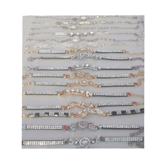 Uppsamling av snyggt diaminerade judiska hjärtdesi anteckningsblock (Framsida)