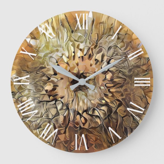 Uppsamling av solrossolrosblommor med stor Sol-fär Klocka (Framsida)