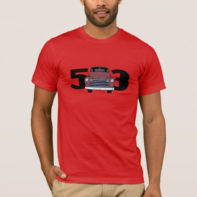 'Uppsamling för 53 Chevy T-shirt (Framsida)