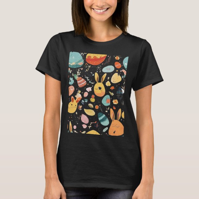 Uppsamling i påsk t shirt (Framsida)
