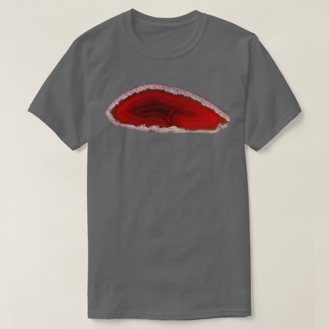 Uppsamling i Sten, vackert Agate T Shirt (Design framsida)