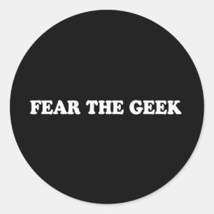 Uppsamlingen fodrar - FRUKTA GEEKT-TRÖJA Runt Klistermärke