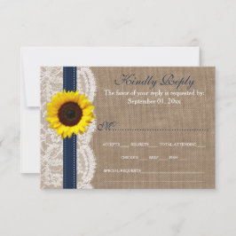 Uppsamlingen Rustic Solros Bröllop - flottan OSA Kort