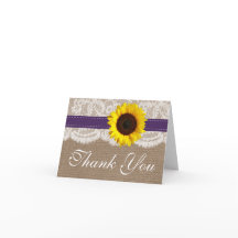 Uppsamlingen Rustic Solros Bröllop - Lila