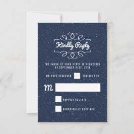 Uppsamlingen Starry Night Bröllop OSA Kort