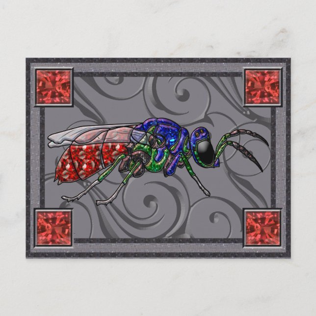 Uppsamlingskort för Cuckoo Wasp Vykort (Framsida)