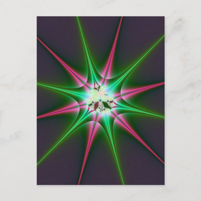 Uppsåtlig stjärna vykort (Framsida)