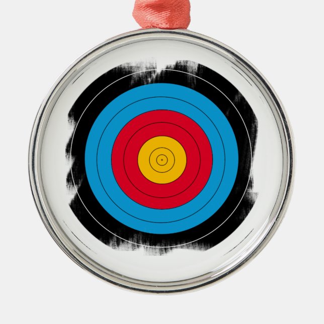 Uppsätta som mål ansikte julgransprydnad metall (Framsidan)