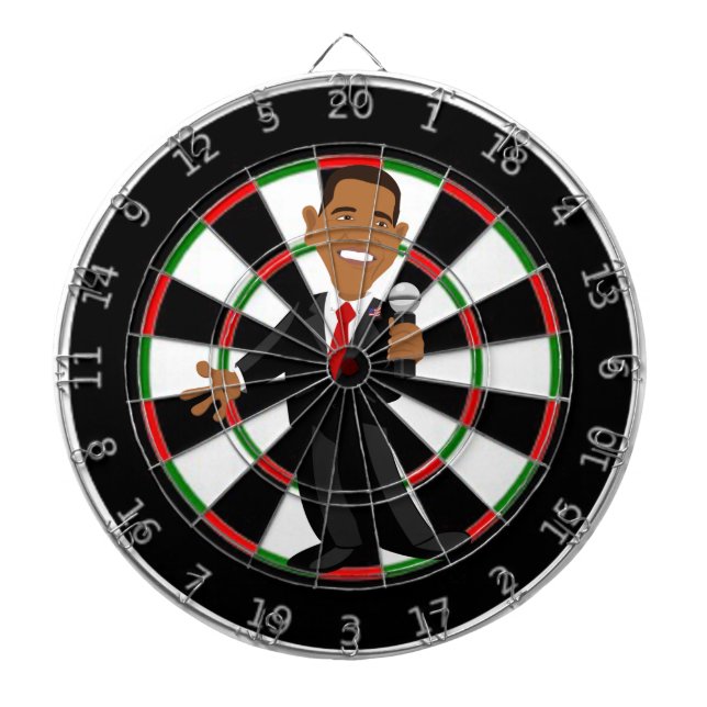 Uppsätta som mål Obama Darttavla (Framsidan)