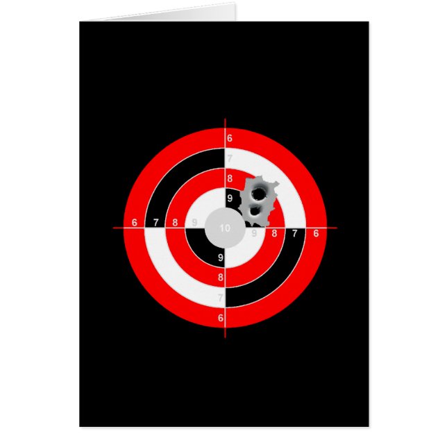 Uppsätta som mål övar hälsningskort (Framsidan)