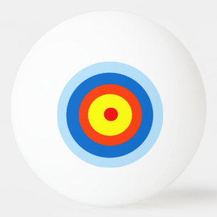 Uppsätta som mål pingisboll