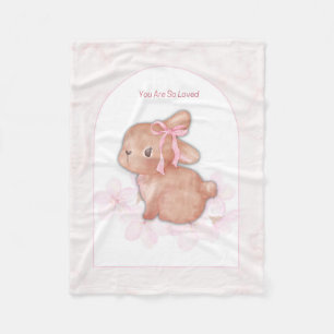 uppsättning av djurskyddsmätverk Bunny, Teddy Fleecefilt