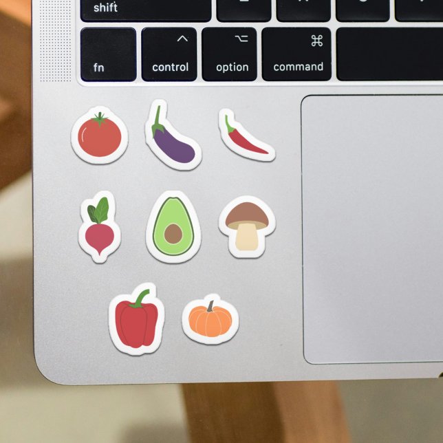 Uppsättning av grönsaksstift klistermärken (Set of Vegetables Stickers)