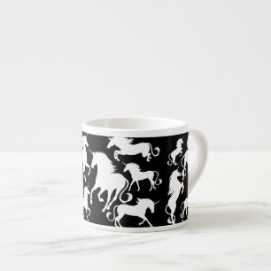 uppsättning av unicorns espressomugg