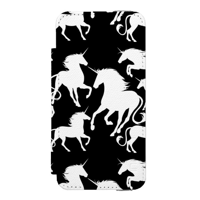 uppsättning av unicorns incipio iPhone wallet skal (Folio Framsidan)