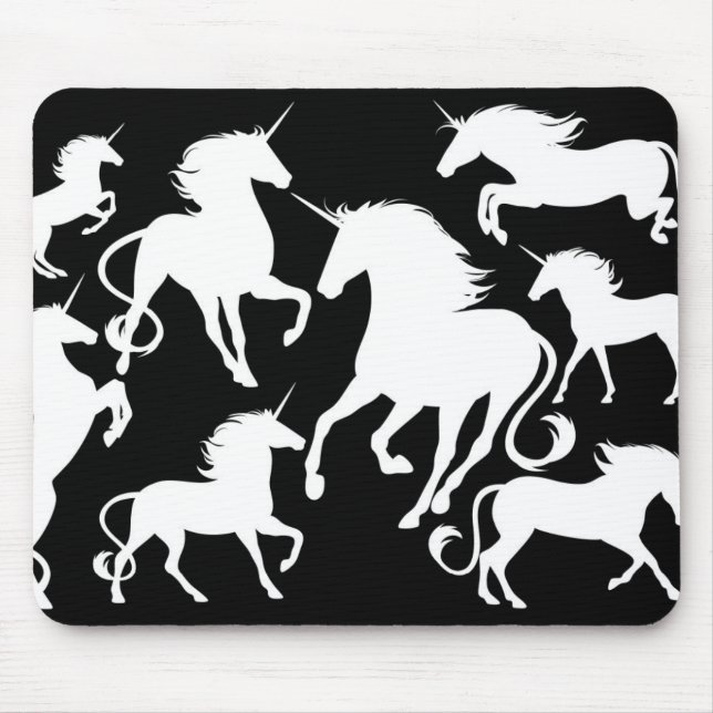 uppsättning av unicorns musmatta (Framsidan)