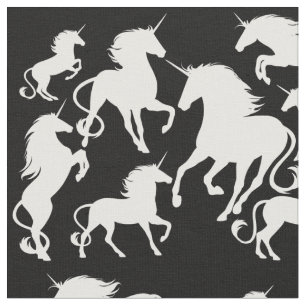 uppsättning av unicorns tyg