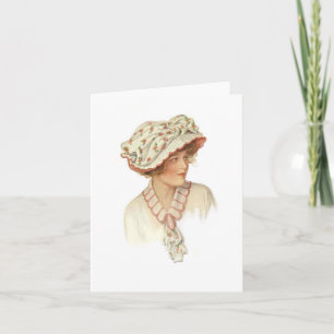 Uppsättning av vintageMillinery Notecards [4B] Kort