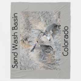 Uppsättning dina siktar på Sandtvättstället Fleecefilt