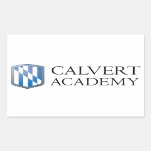 Uppsättning för Calvert akademiklistermärkear Rektangulärt Klistermärke