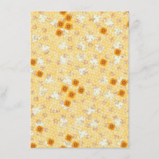 Uppsättning för honungringblommabröllop inbjudningar