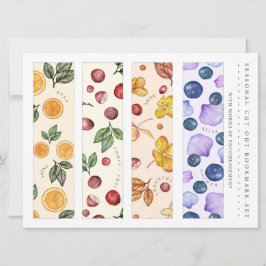 Uppsättning för utklippsbokmärke för roligt Säsong Julkort