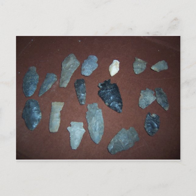 Uppsättning indiska pilar vykort (Framsida)