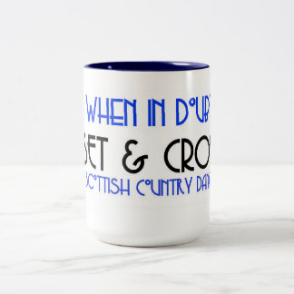 Uppsättning & kor Två-Tonad mugg